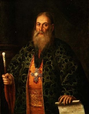 Porträt von Fyodor Dubyansky von Alexei Petrovich Antropov