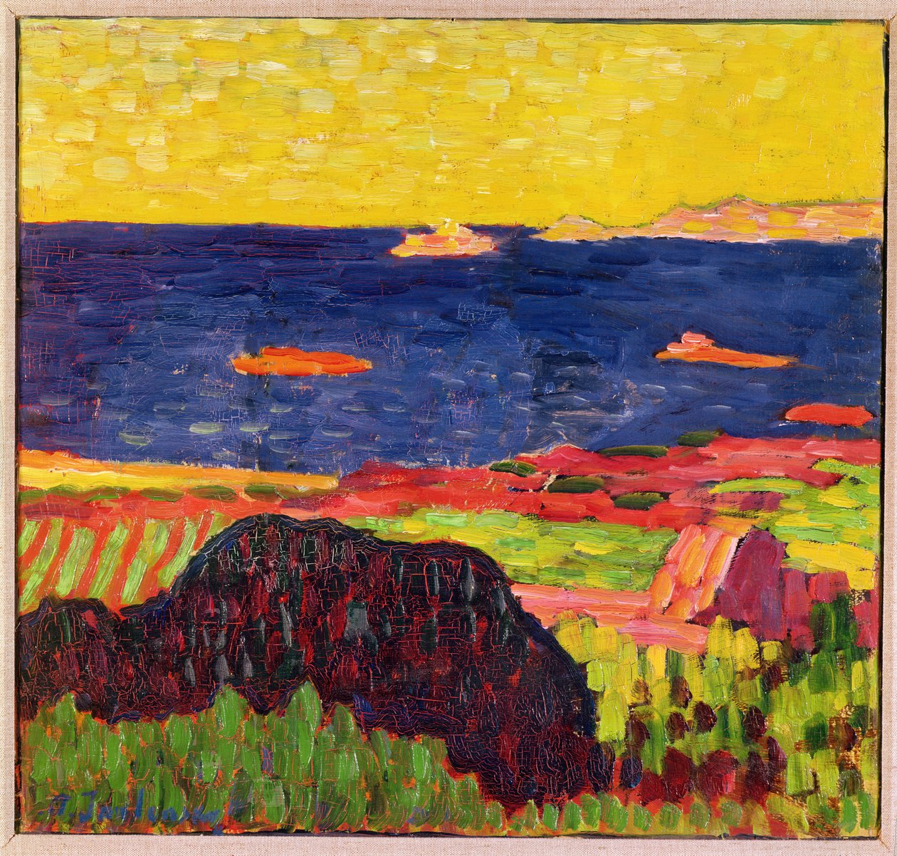 Die Küste bei Carantec, 1905-06 von Alexej von Jawlensky