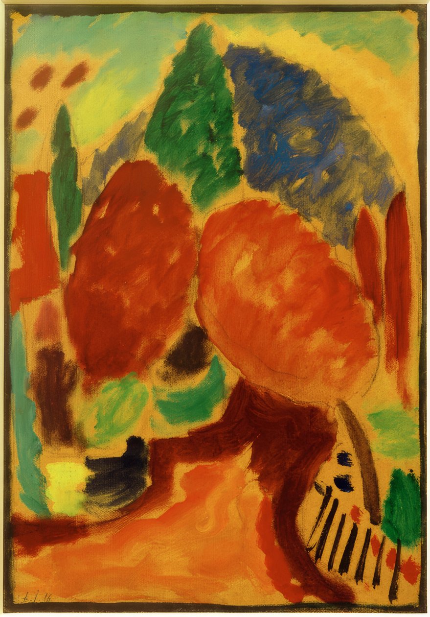 Variation: Der orange Weg von Alexej von Jawlensky