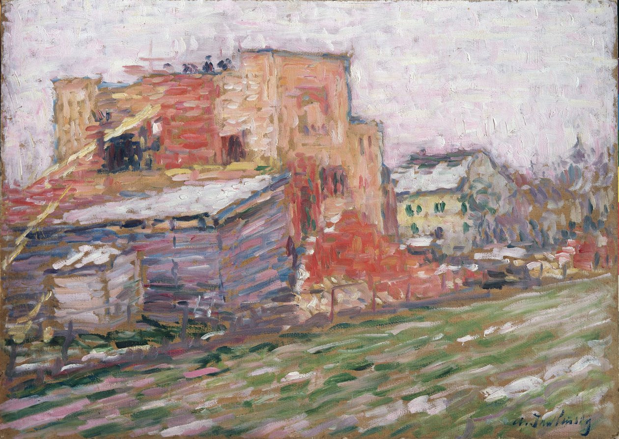 Eine Straße, 1905 von Alexej von Jawlensky
