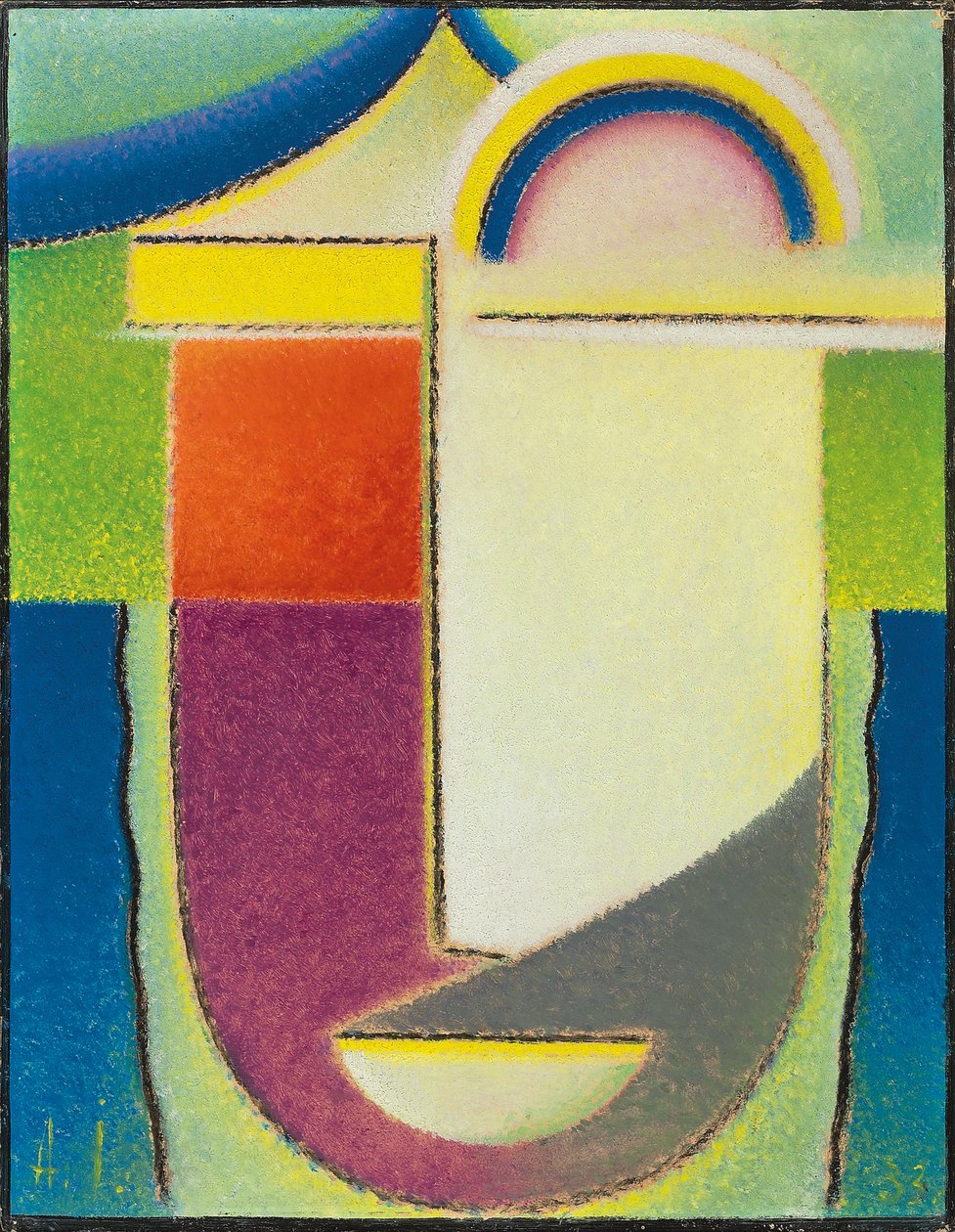 Abstrakter Kopf: Ostern, 1933 von Alexej von Jawlensky