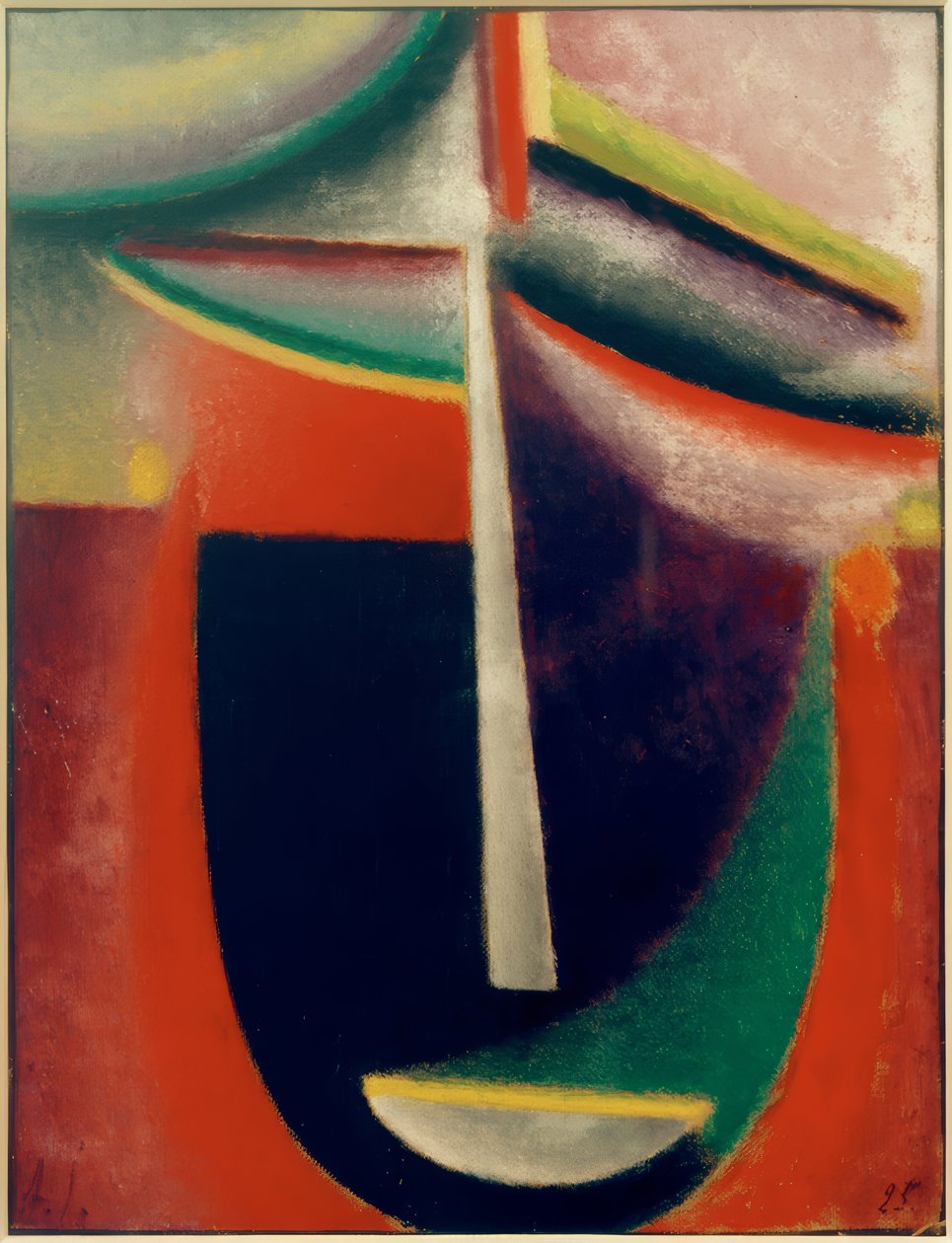 Abstrakter Kopf: Mysterium von Alexej von Jawlensky