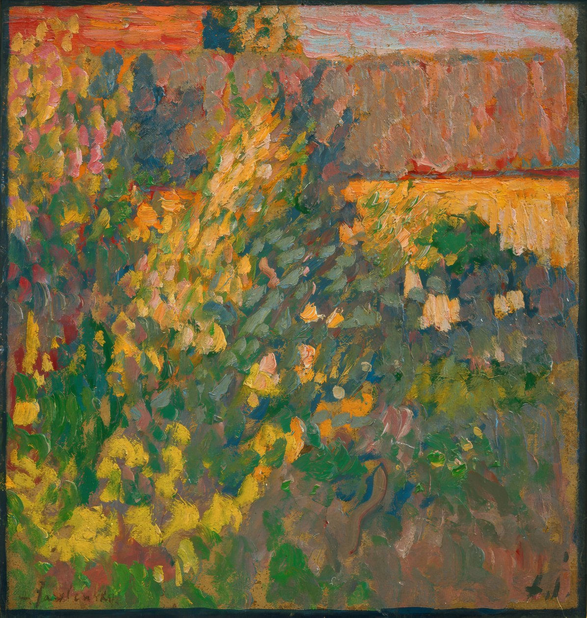 Blühender Garten von Alexej von Jawlensky