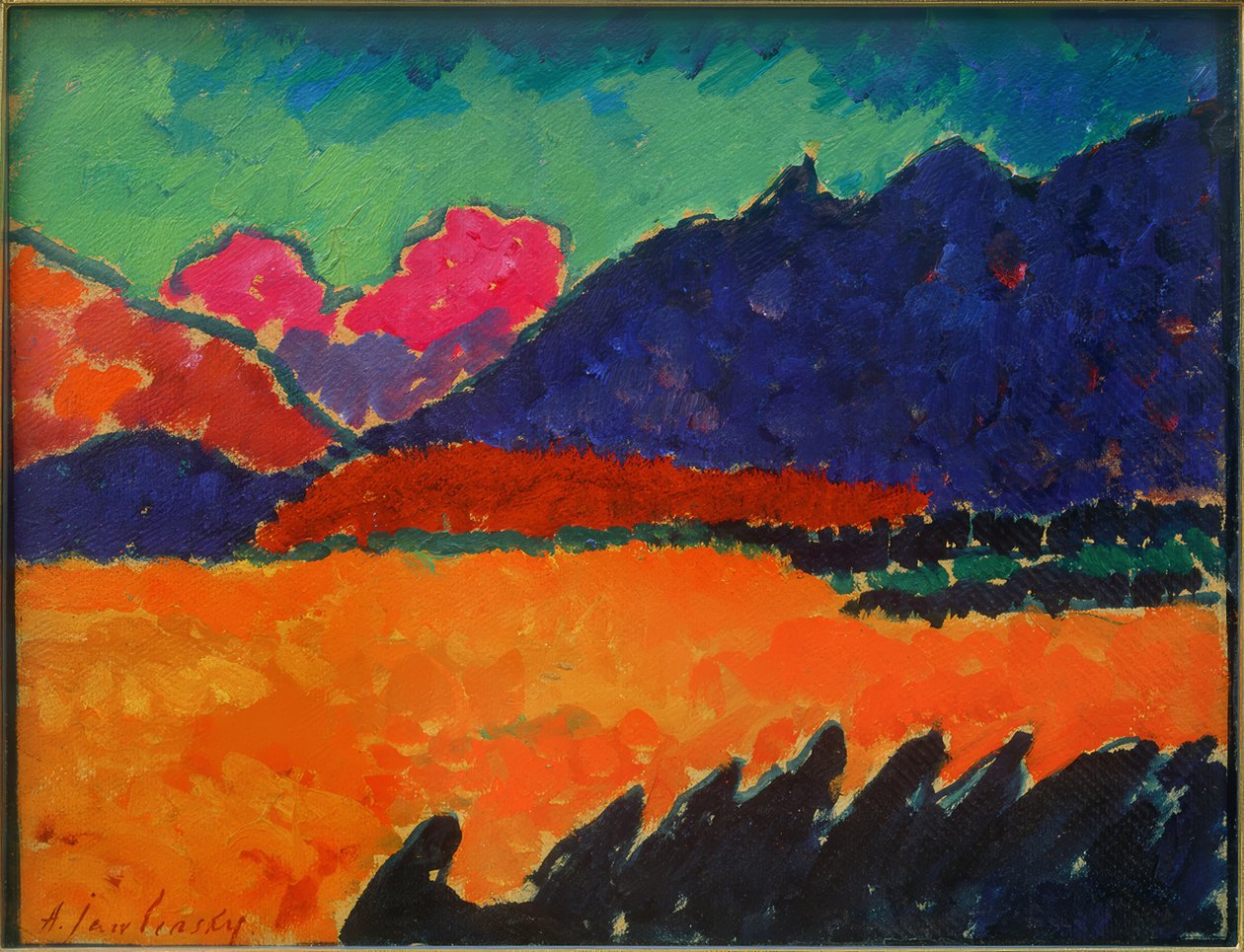Das Tal - Murnau von Alexej von Jawlensky