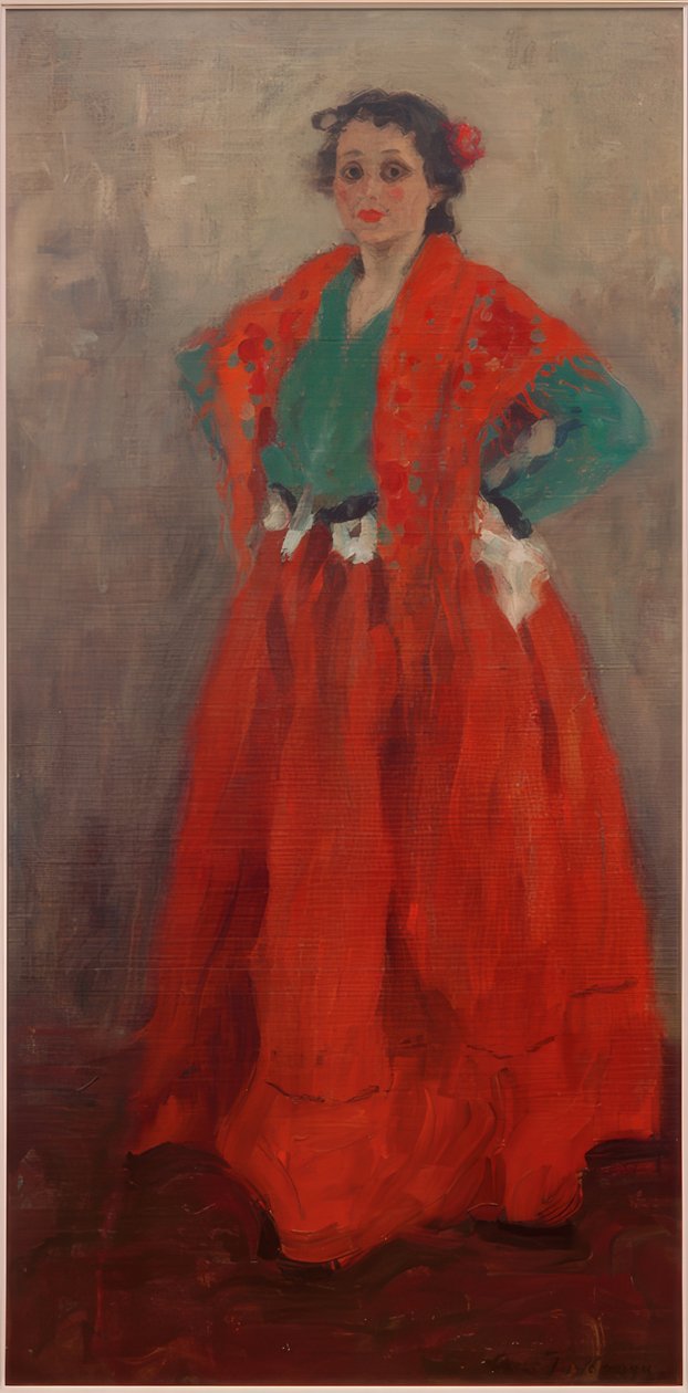 Helene im spanischen Kostüm von Alexej von Jawlensky