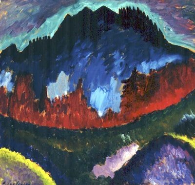 Landschaft bei Oberstdorf von Alexej von Jawlensky