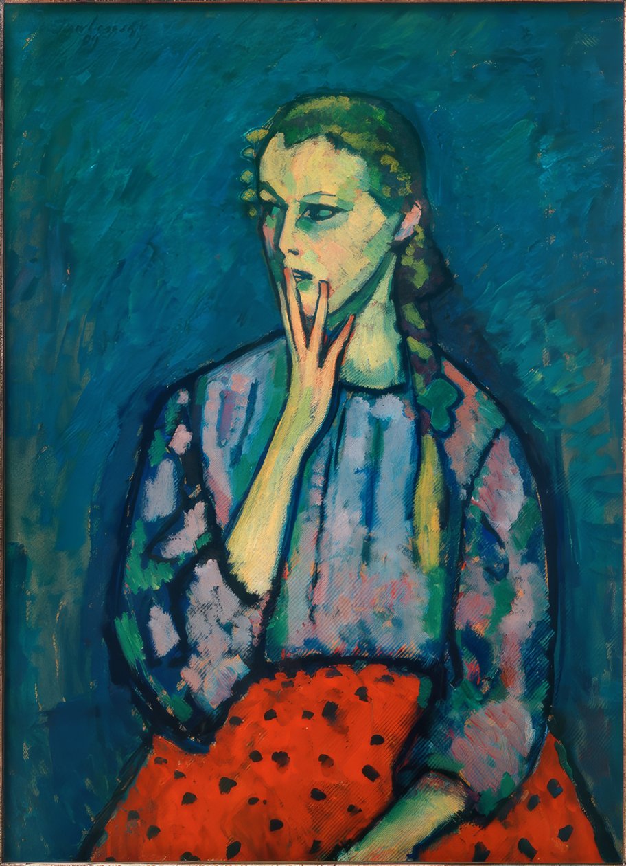 Mädchenbildnis von Alexej von Jawlensky