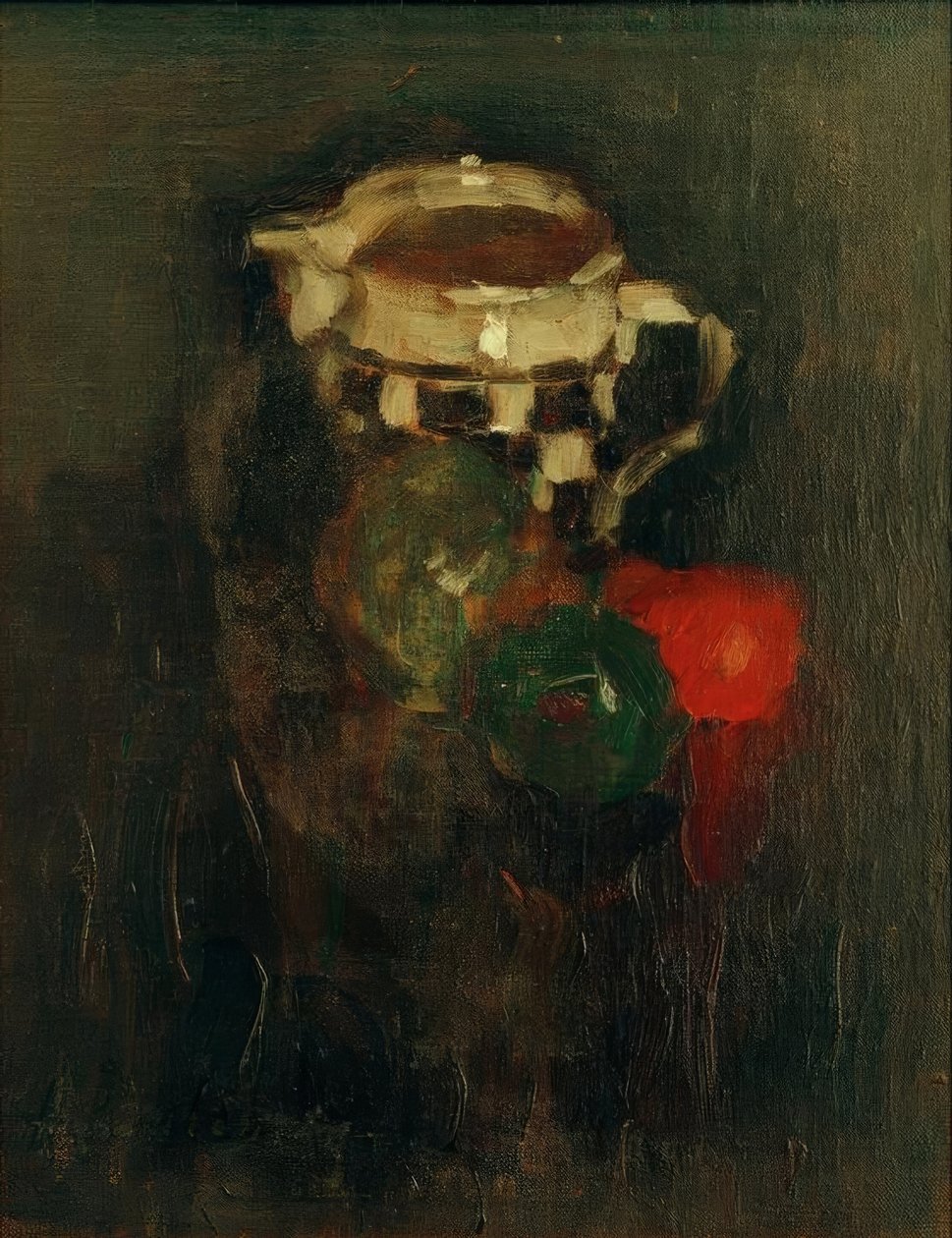 Milchkrug mit Äpfeln von Alexej von Jawlensky