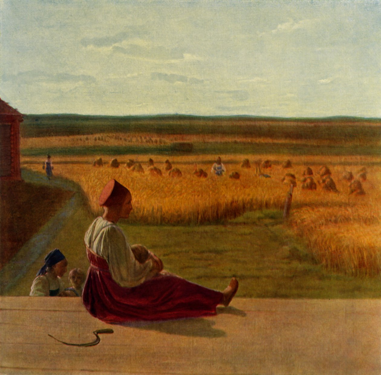Ernte. Sommer, Mitte 1820er Jahre, 1965 von Alexey Venetsianov