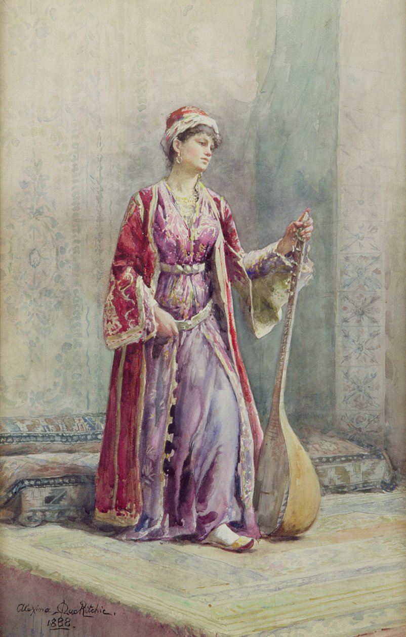 Eine Haremsmusikerin, 1888 von Alexina MacRitchie