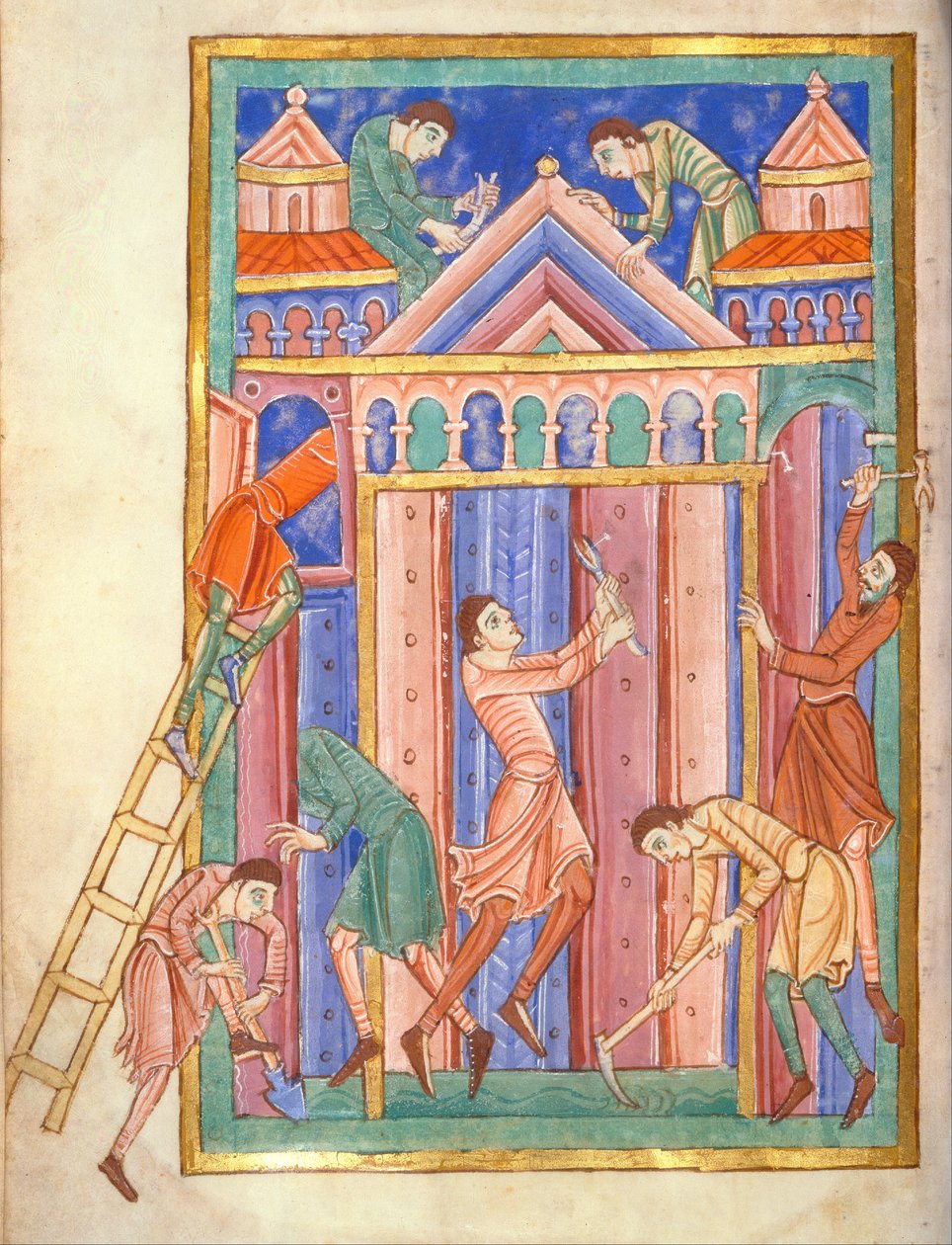 Diebe brechen in die Begräbniskirche von St. Edmund ein von Alexis Master