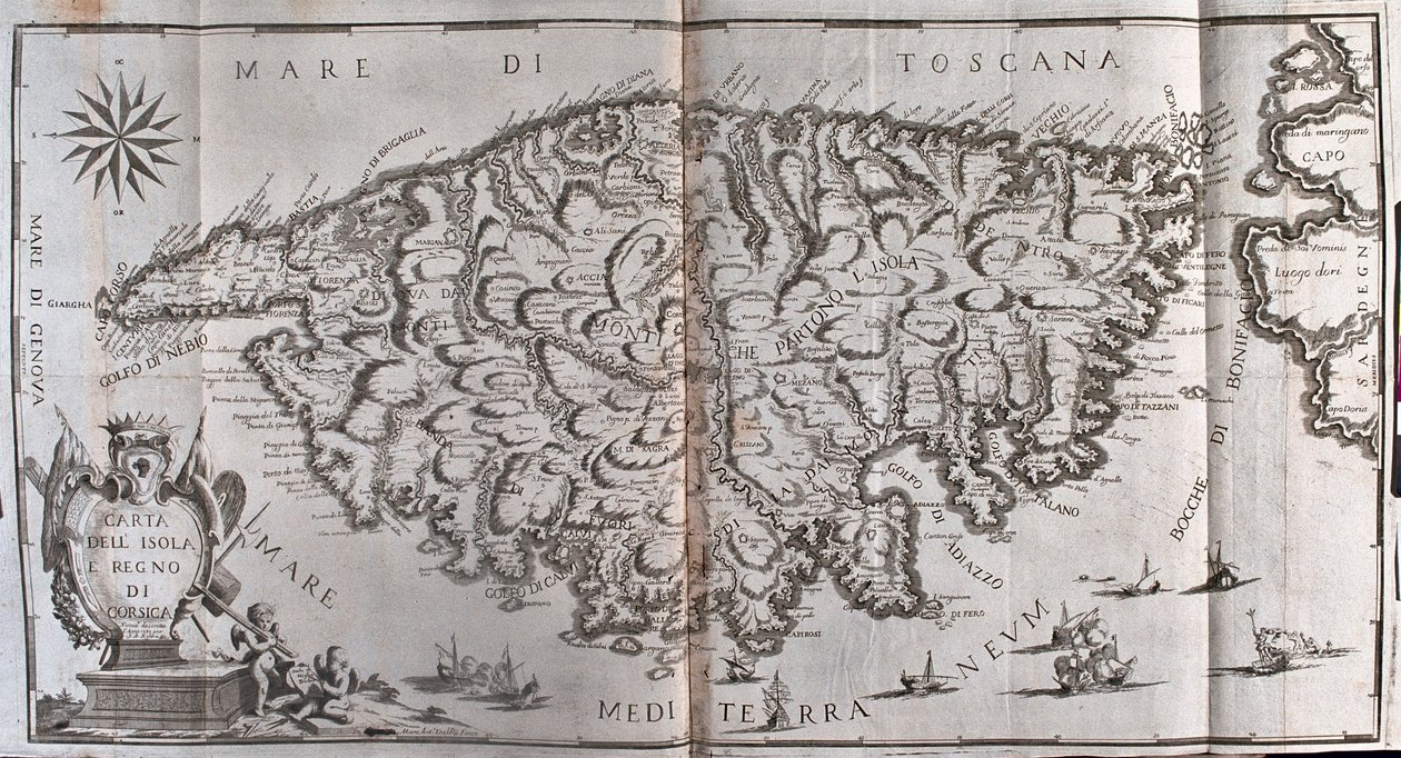 Insel Korsika, Frankreich von Alexis Hubert Jaillot