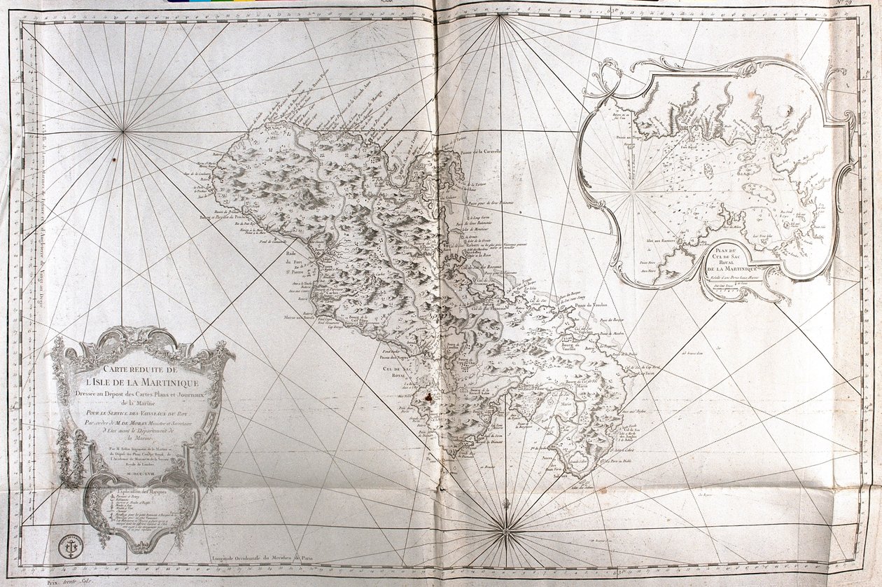 Insel Martinica, Karibik - von A von Alexis Hubert Jaillot