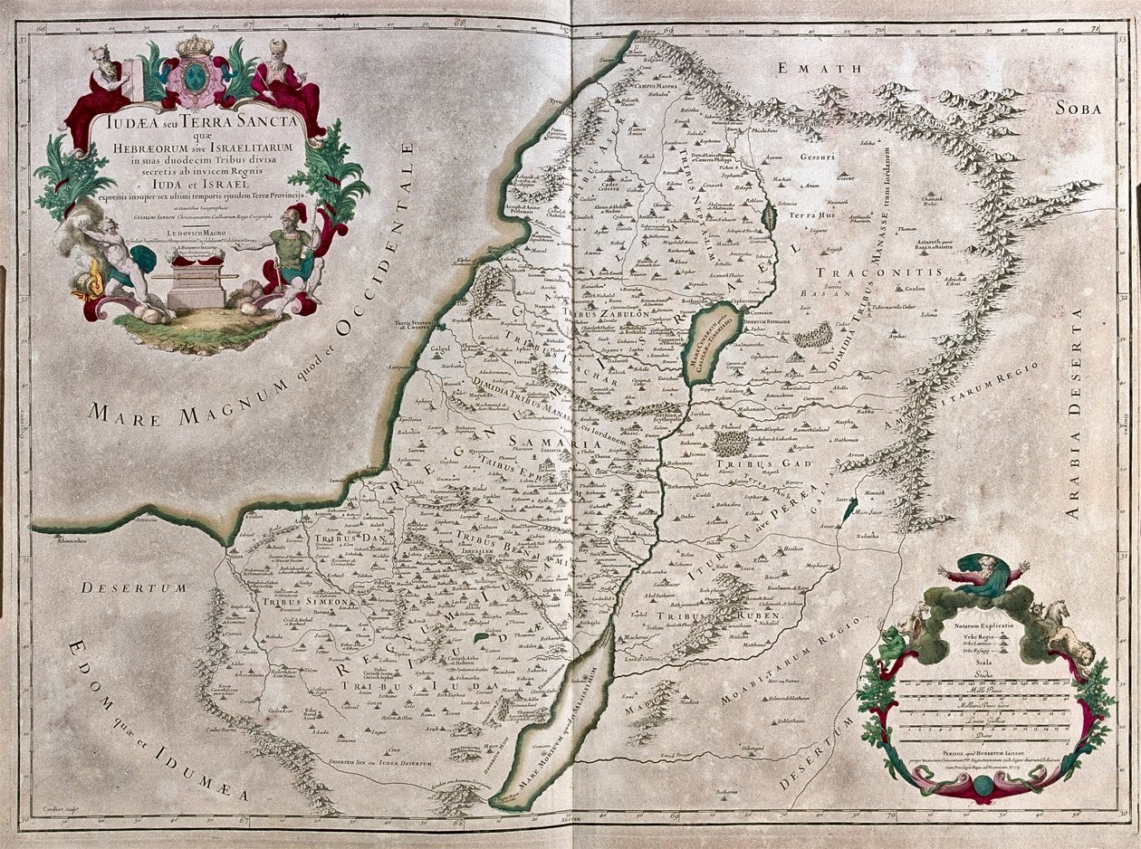 Israel und Heiliges Land von Alexis Hubert Jaillot