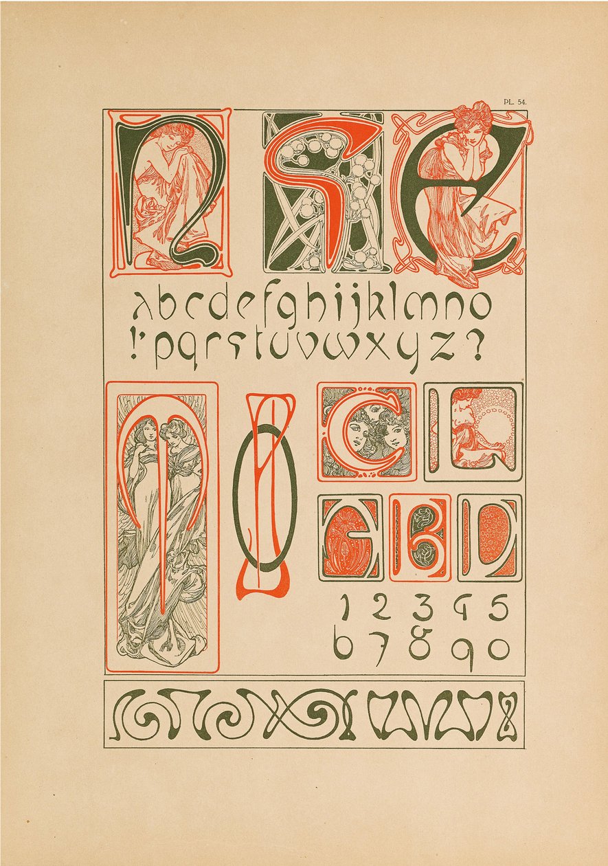 Documents Décoratifs, 1902 von Alfons Marie Mucha