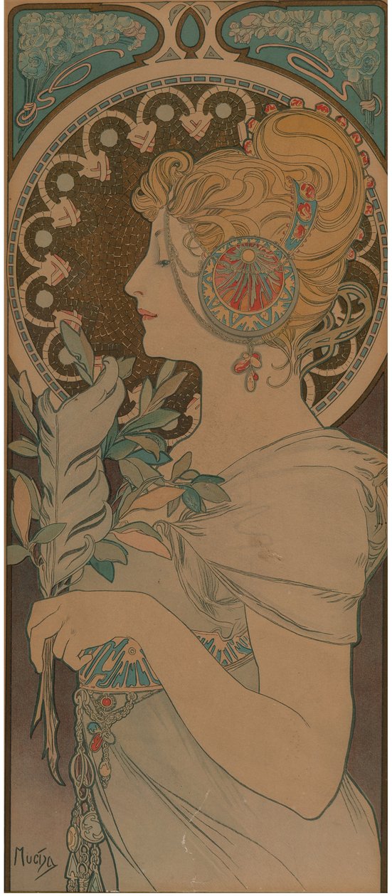 Feder, 1899 von Alfons Marie Mucha