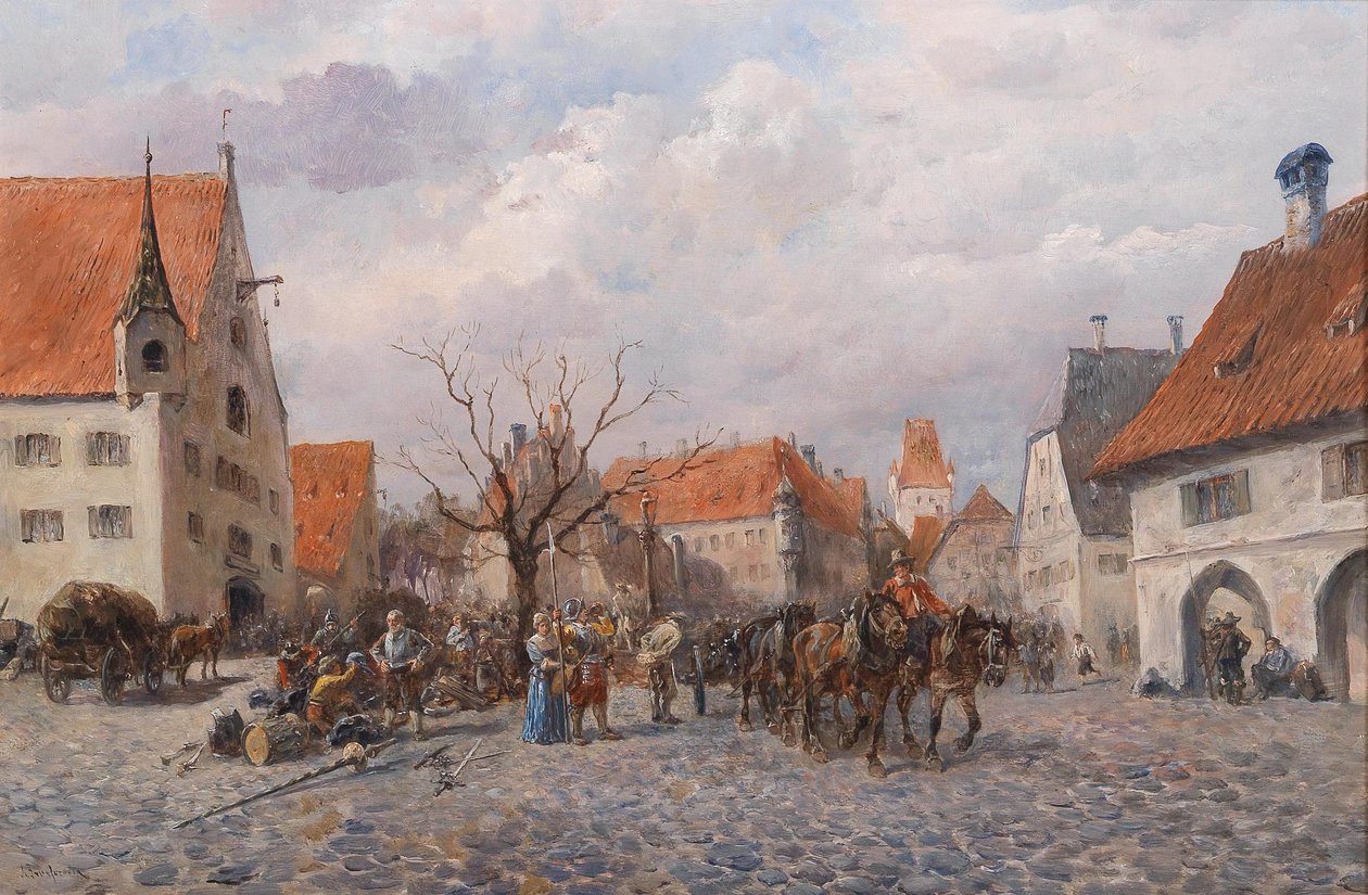 Die belagerte Stadt von Alfred Friedlander