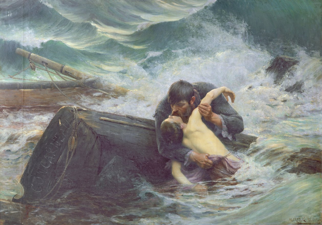 Adieu (1892) von Alfred Guillou