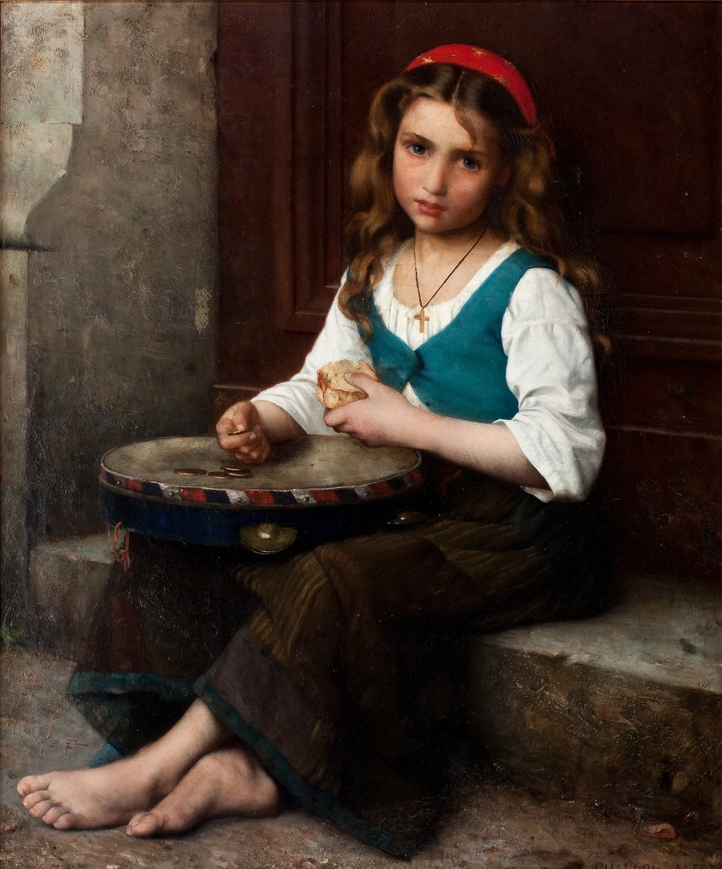 Straßenmusiker von Alfred Guillou