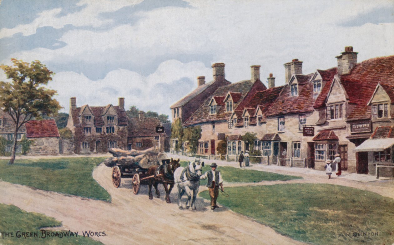 Der Green, Broadway, Worcestershire von Alfred Robert Quinton