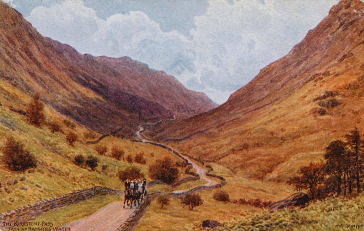 Der Kirkstone Pass, bei Brothers Water von Alfred Robert Quinton