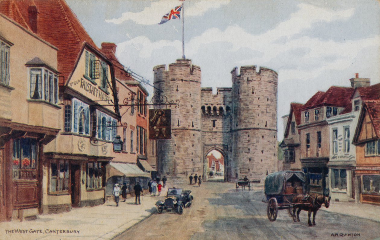 Das Westtor, Canterbury von Alfred Robert Quinton