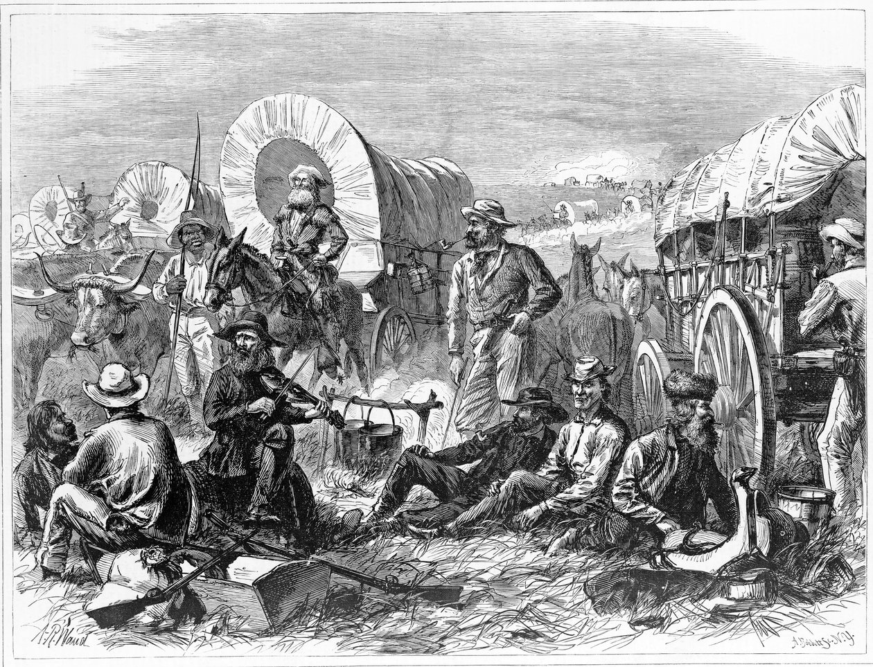 Pilger der Ebenen, veröffentlicht 1871 von Alfred Rudolph Waud