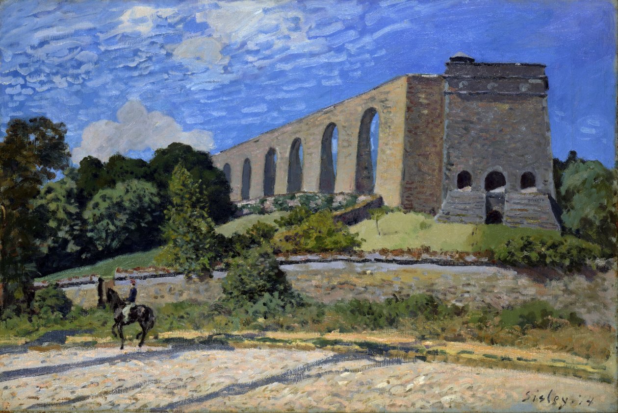 Aquädukt in Marly von Alfred Sisley