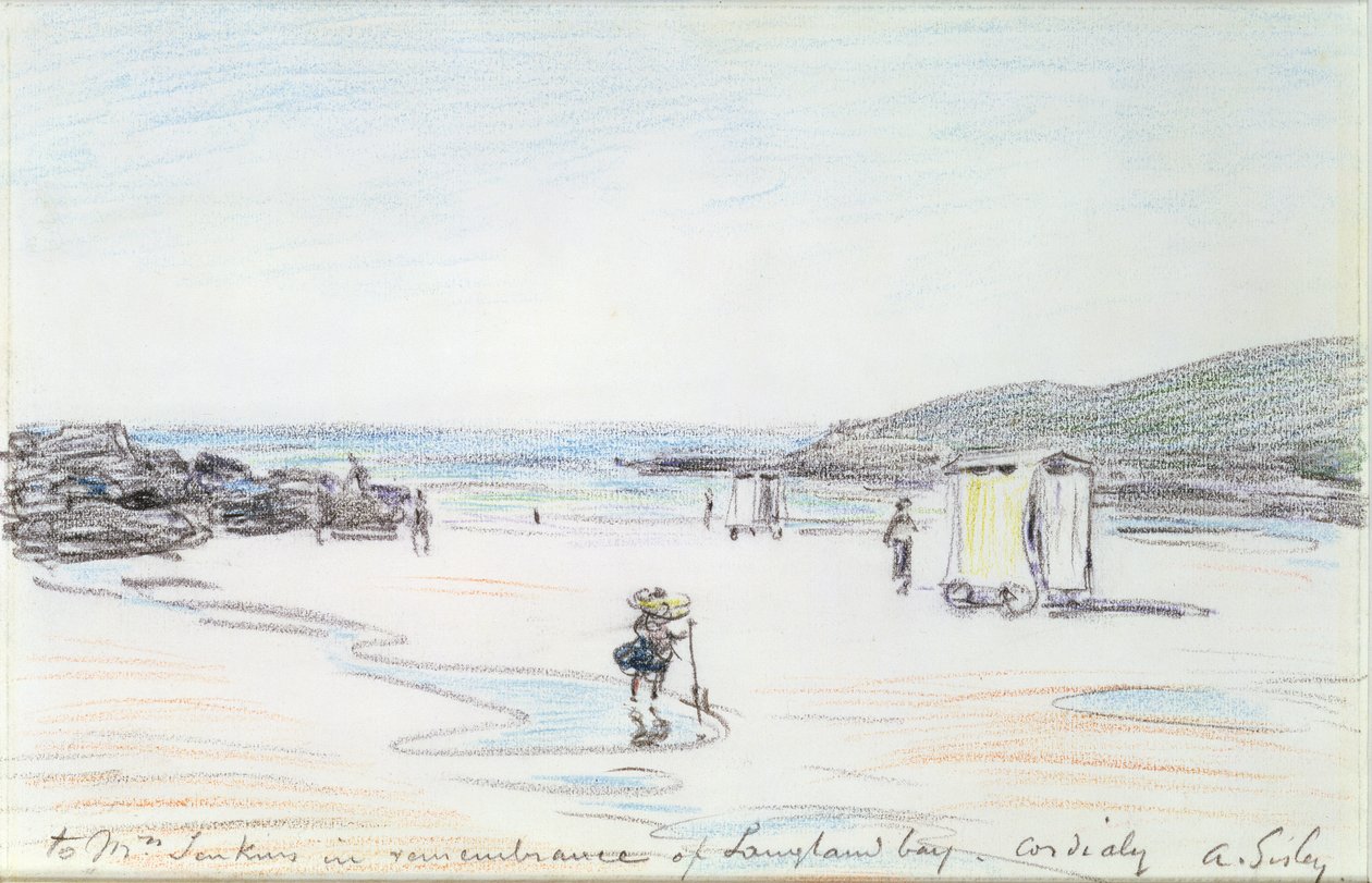 Langland Bay, 1897 von Alfred Sisley