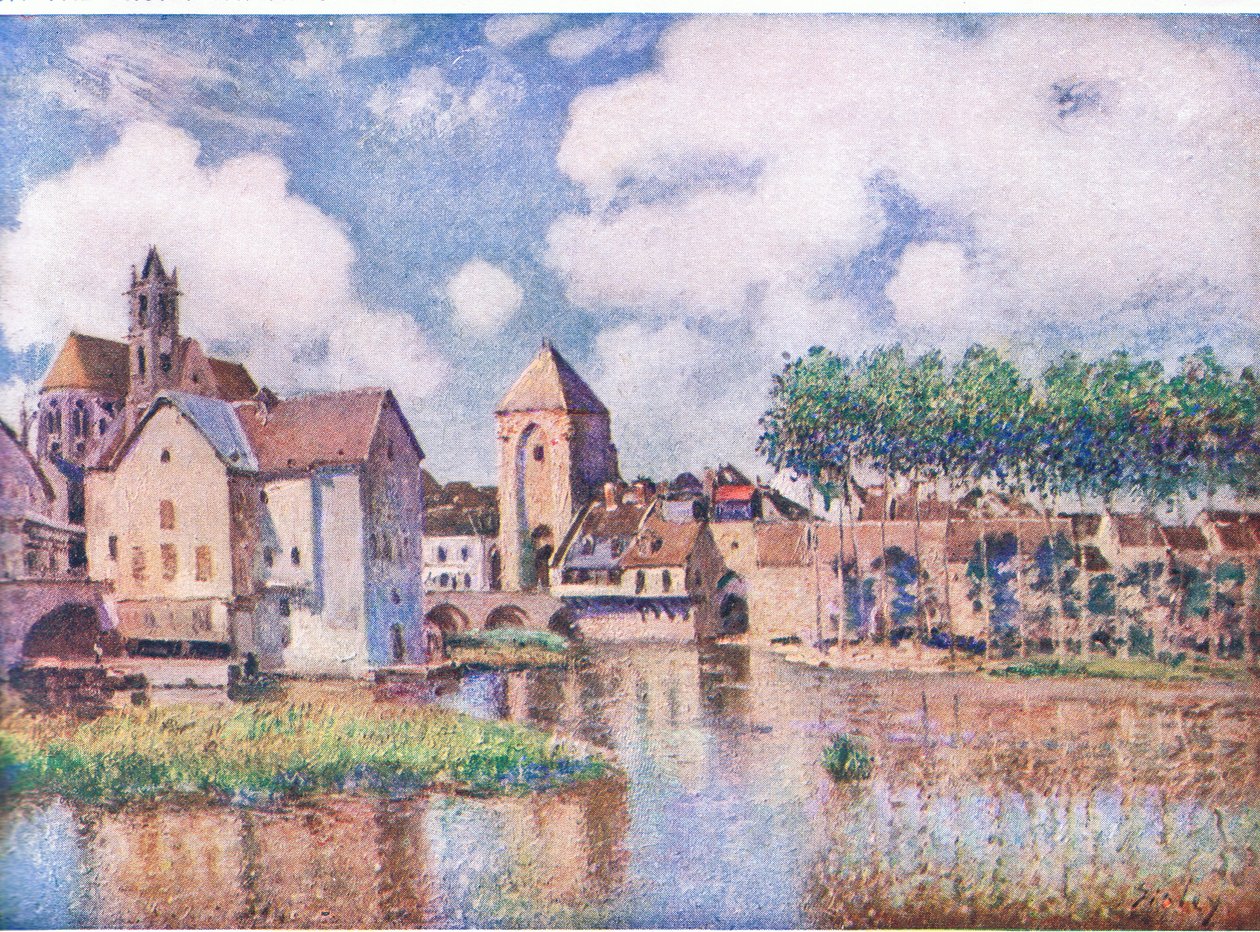 Die Brücke von Moret von Alfred Sisley