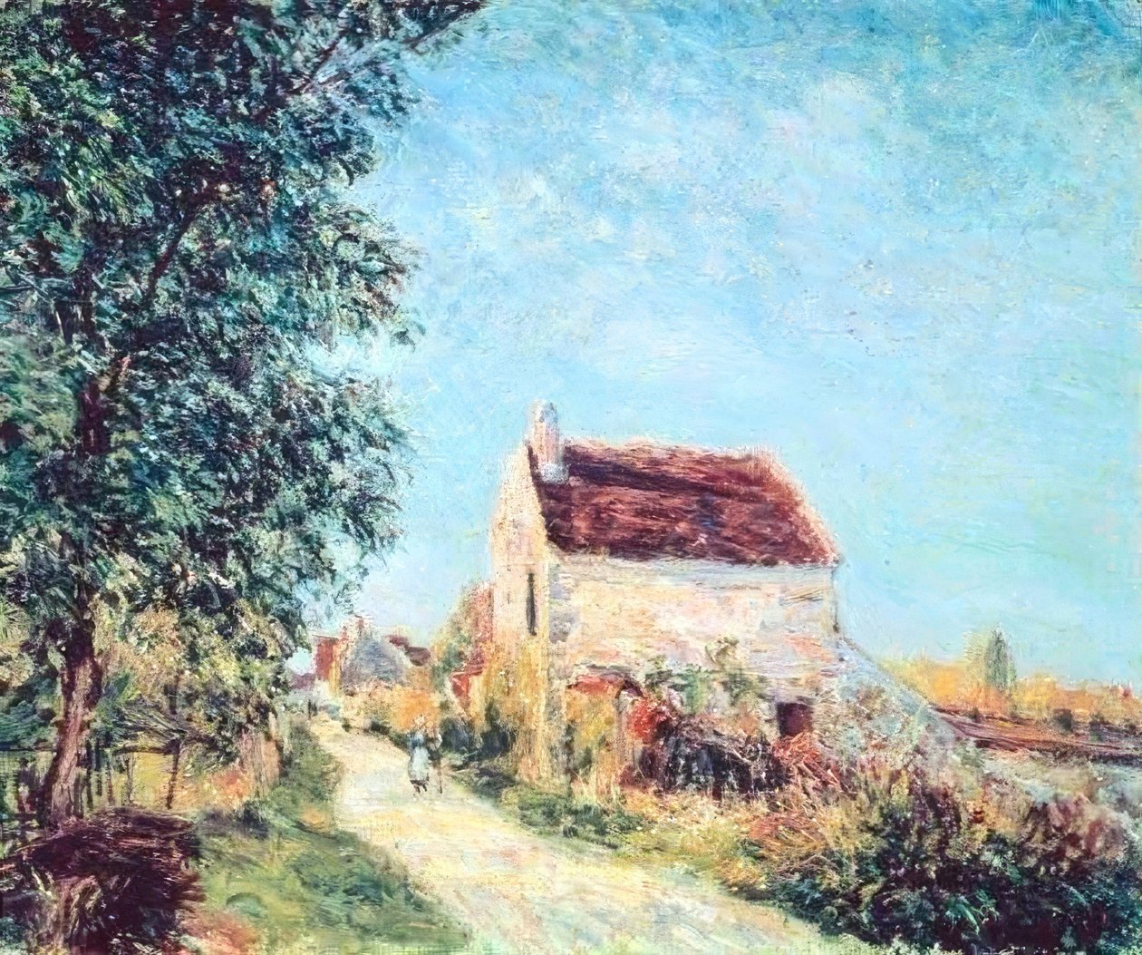 Das Dorf der Sablons von Alfred Sisley