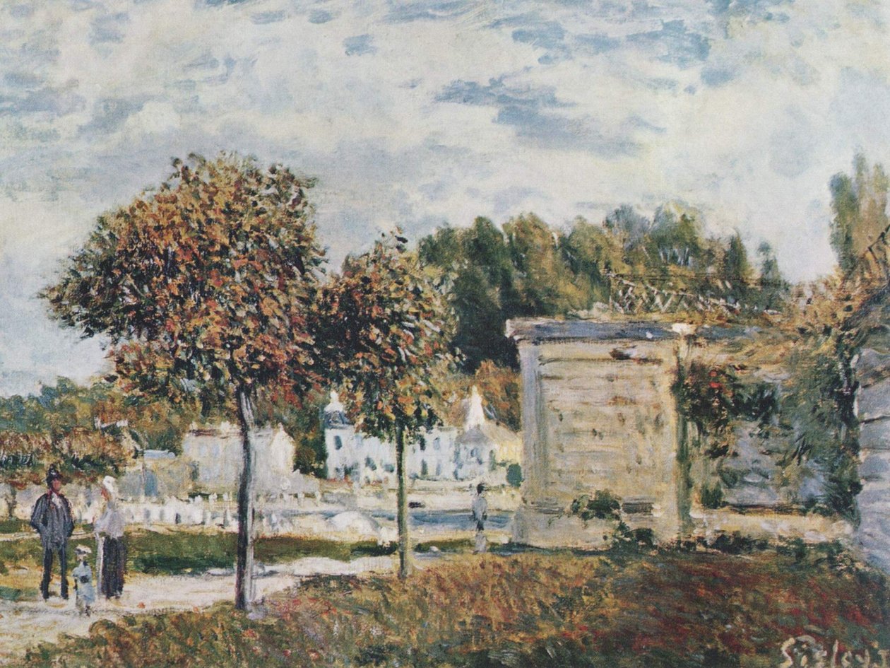 Schwemme von Marly von Alfred Sisley