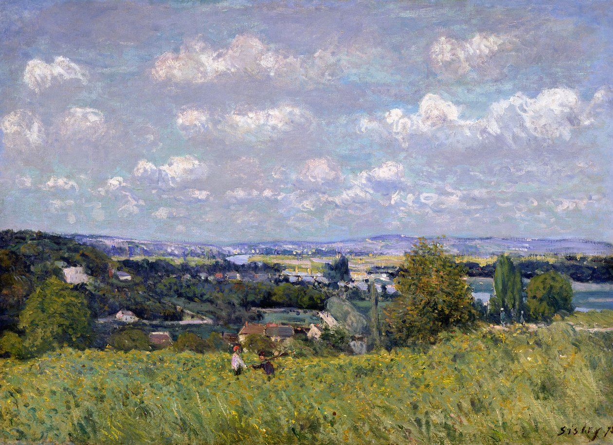Das Tal der Seine bei Saint-Cloud, 1875 von Alfred Sisley