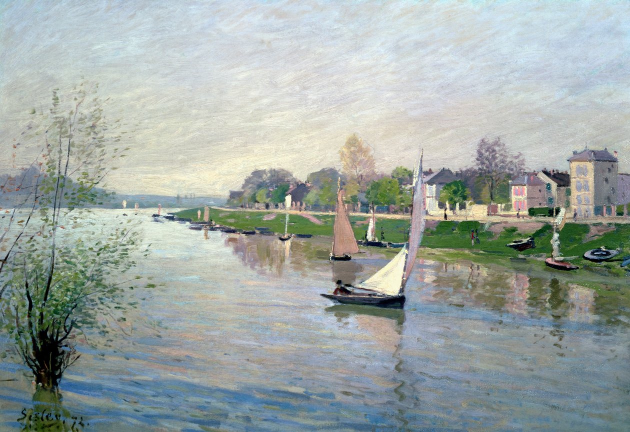 Die Seine bei Argenteuil, 1872 von Alfred Sisley