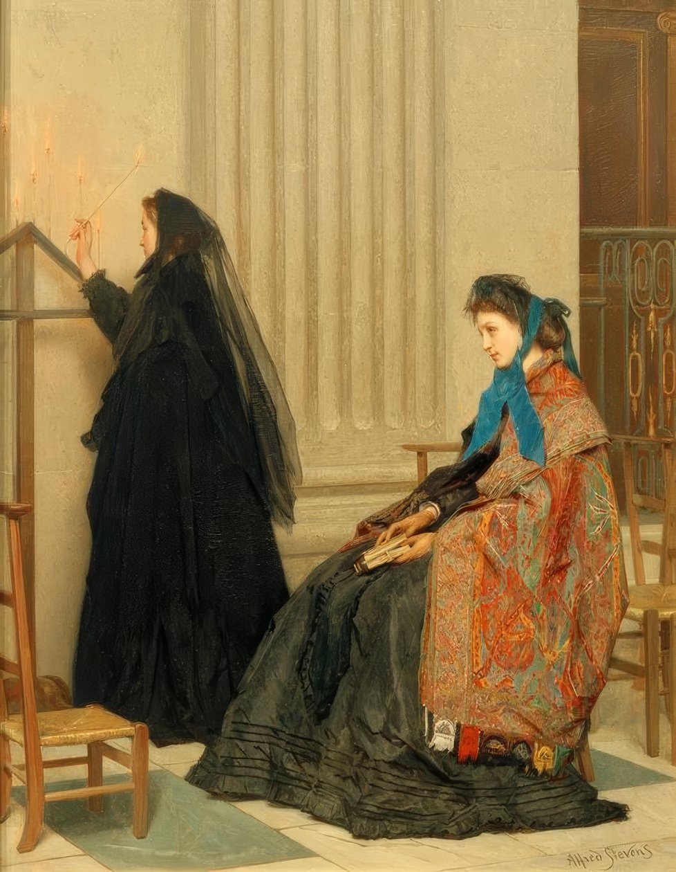 A. Stevens, In Memoriam von Alfred Emile Stevens