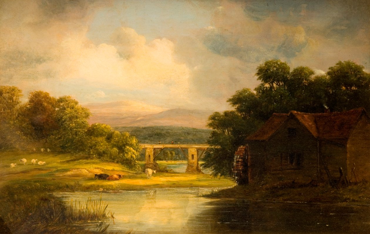 Die alte Mühle, Bath von Alfred Gomersal Vickers