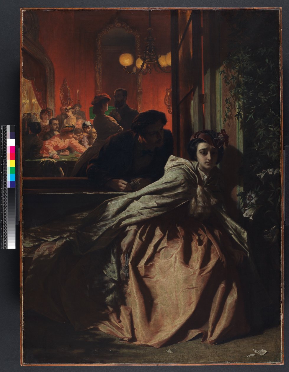Am Abgrund, 1865 von Alfred W. Elmore