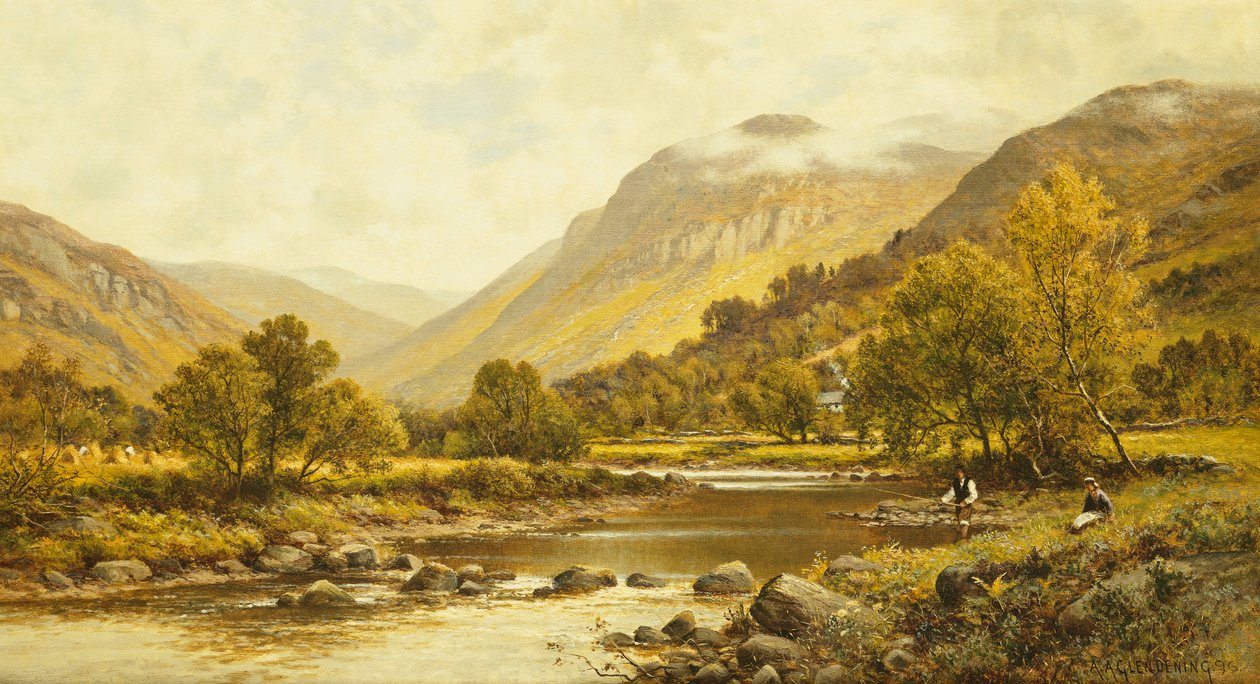 Borrowdale, Cumberland, 1896 von Alfred Augustus Glendening