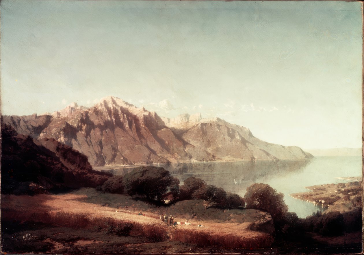Blick auf den Genfersee von Alfred Chavannes