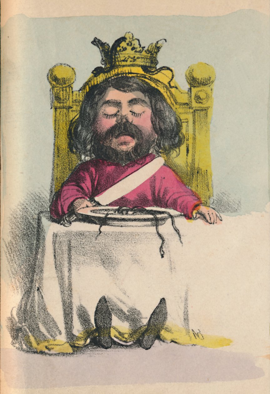 Heinrich I., 1856 von Alfred Crowquill