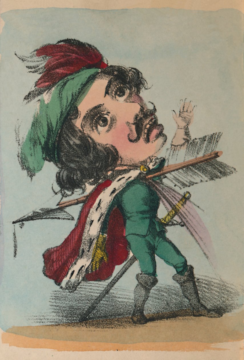 Wilhelm Rufus, 1856 von Alfred Crowquill