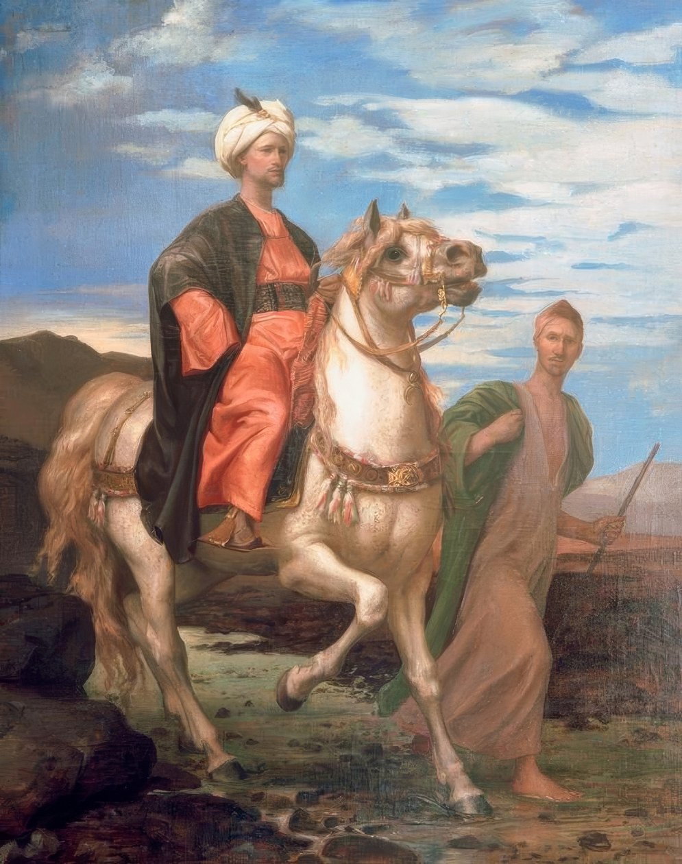 Reitender orientalischer Fürst von Alfred Dedreux