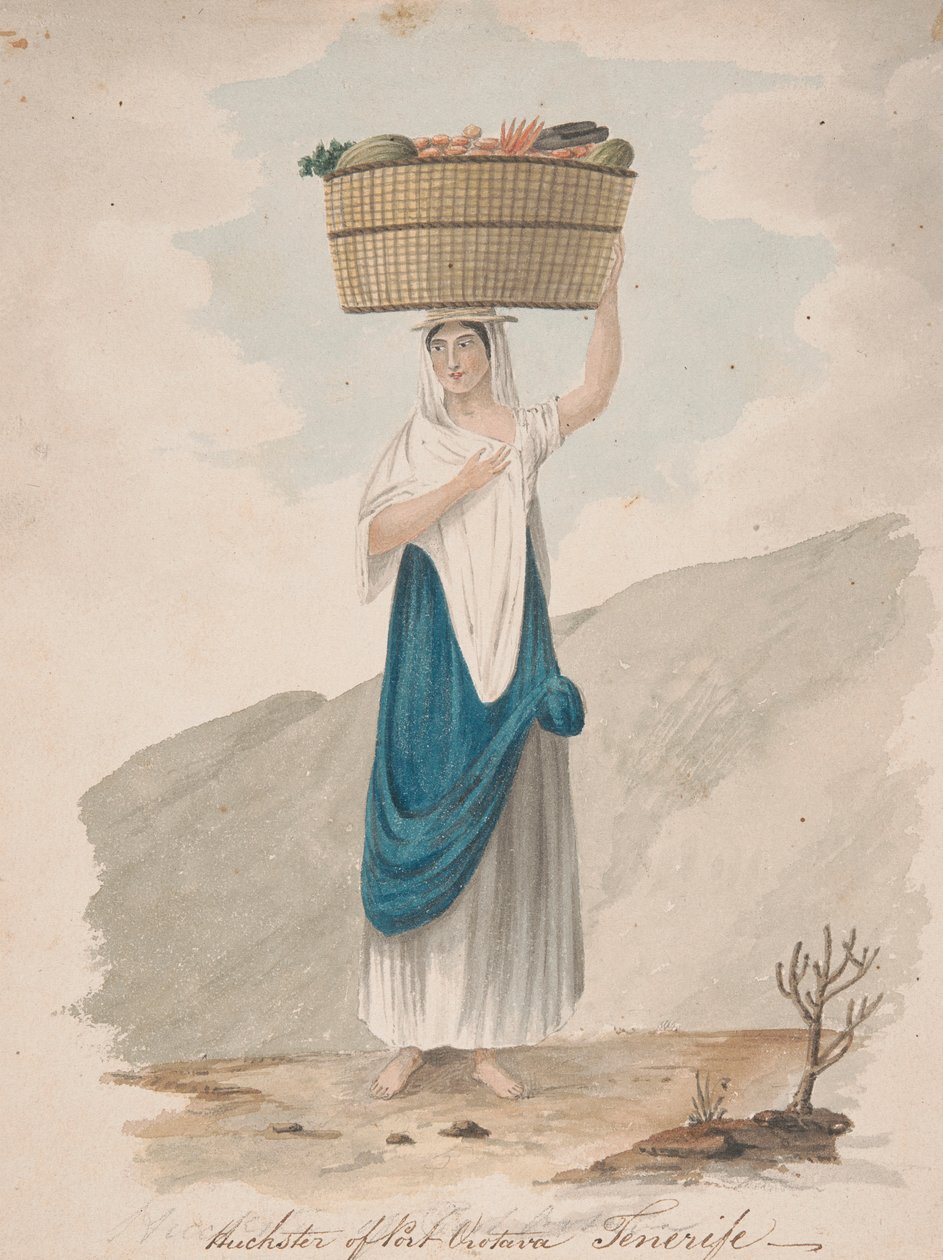 Händler von Port Orotava, Teneriffa von Alfred Diston