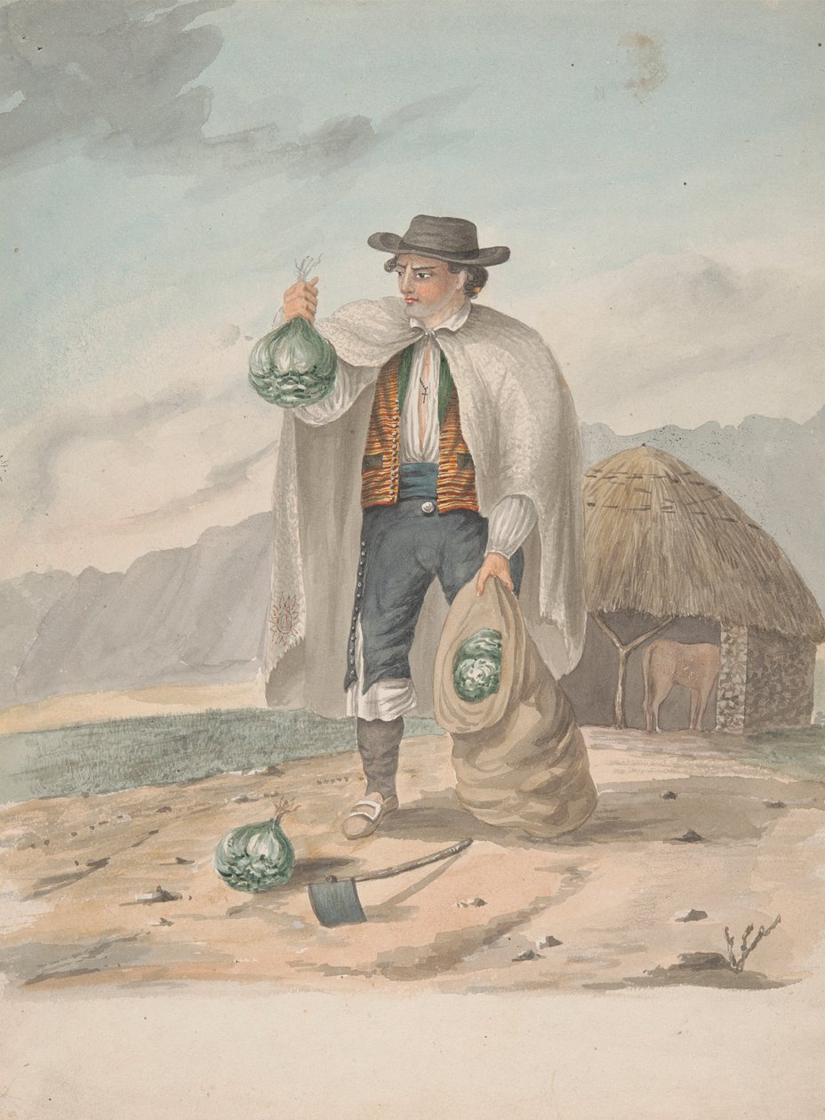 Teneriffa-Mann von Tacoronte von Alfred Diston