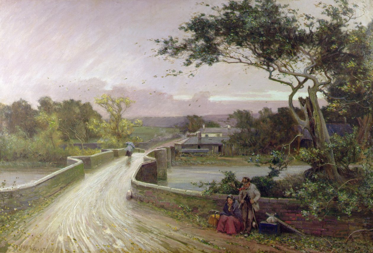 Newby-Brücke, Windermere von Alfred East