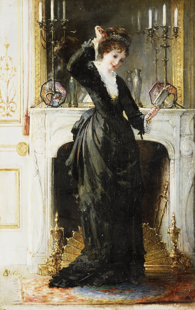 Im Boudoir von Alfred Emile Stevens
