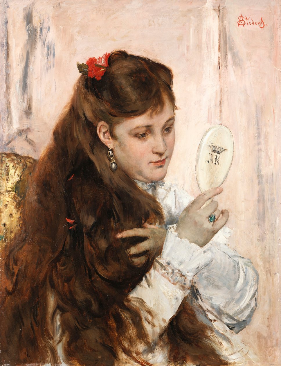 Die Toilette von Alfred Emile Stevens