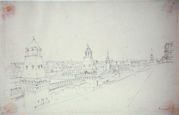 Moskau, 1827 von Alfred Gomersal Vickers