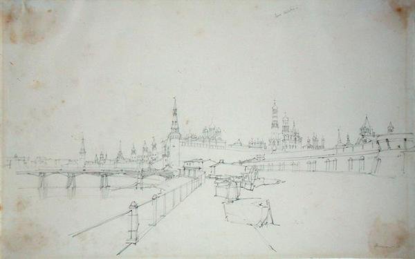 Moskau, 1827 von Alfred Gomersal Vickers