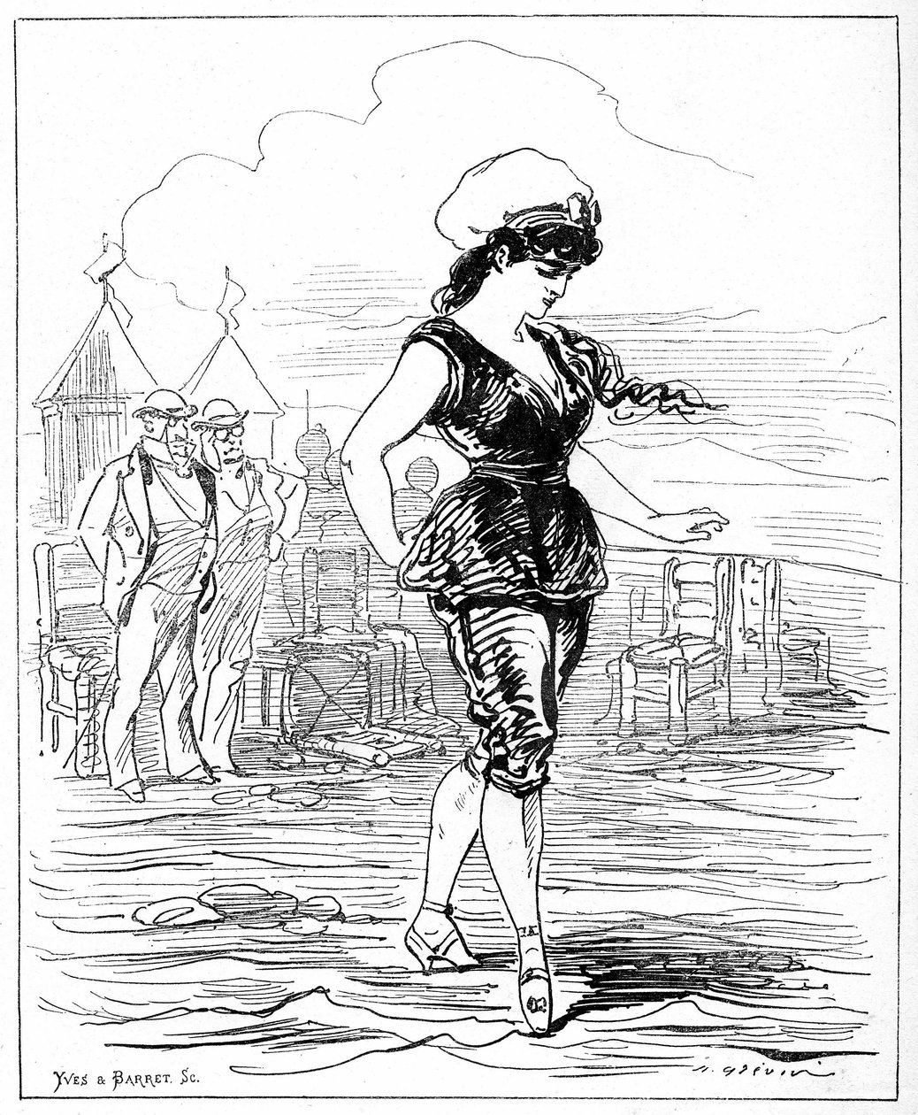 Illustration für "The Spirit of Women" von Alfred Grevin